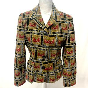 Harve Benard Abstract Blazer